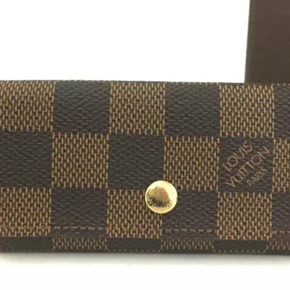Louis Vuitton Damier Ebene Multicles 4 Ring Key Case